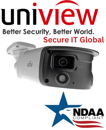 UNV 8MP HD NDAA 2-Way Audio IP Uniview Fixed Bullet IP Network Security Camera