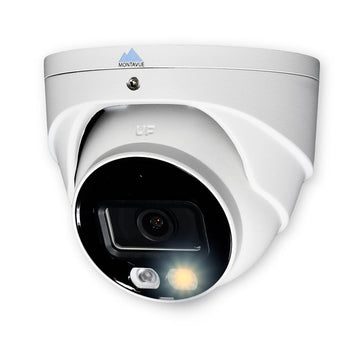 Montavue 4K 8MP 20FPS AI Turret Security Smart Camera IP Network Audio