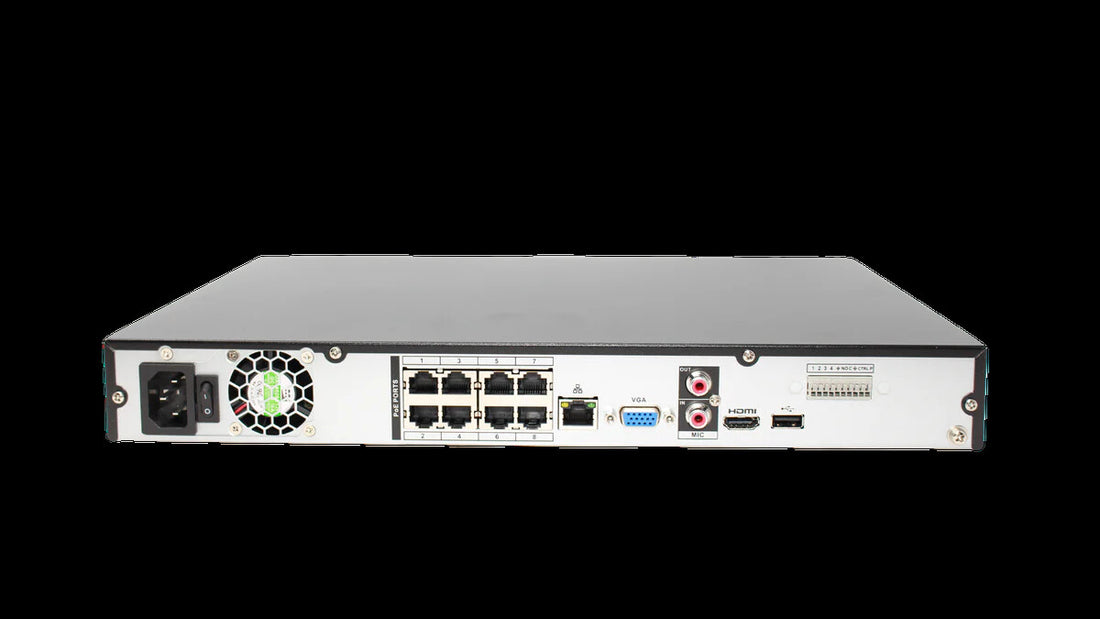 Montavue 8Ch 4K AI NVR Security Recorder (2x16TB) HDD Max NOT INCLUDED