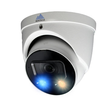 Montavue 4K 8MP 30FPS AI Turret Security Smart Camera IP Network Audio