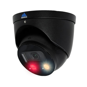 Montavue MTT8106-AISMD-DI-AD-S4-B 4K 8MP 30FPS AI Turret Security Smart Camera IP Network Audio