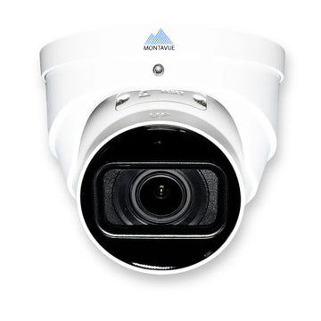 Montavue 4K 8MP 20FPS IP67 Varifocal Turret Security Smart Camera Audio 5x Zoom