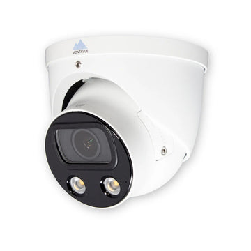 Montavue 4K 8MP 30FPS IP67 Turret Network Security Camera Audio Dual Microphone