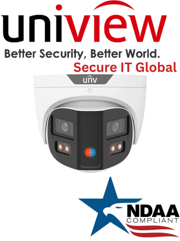 UNV 8MP PoE NDAA Audio Uniview IP Network Eyeball Security OmniView Camera