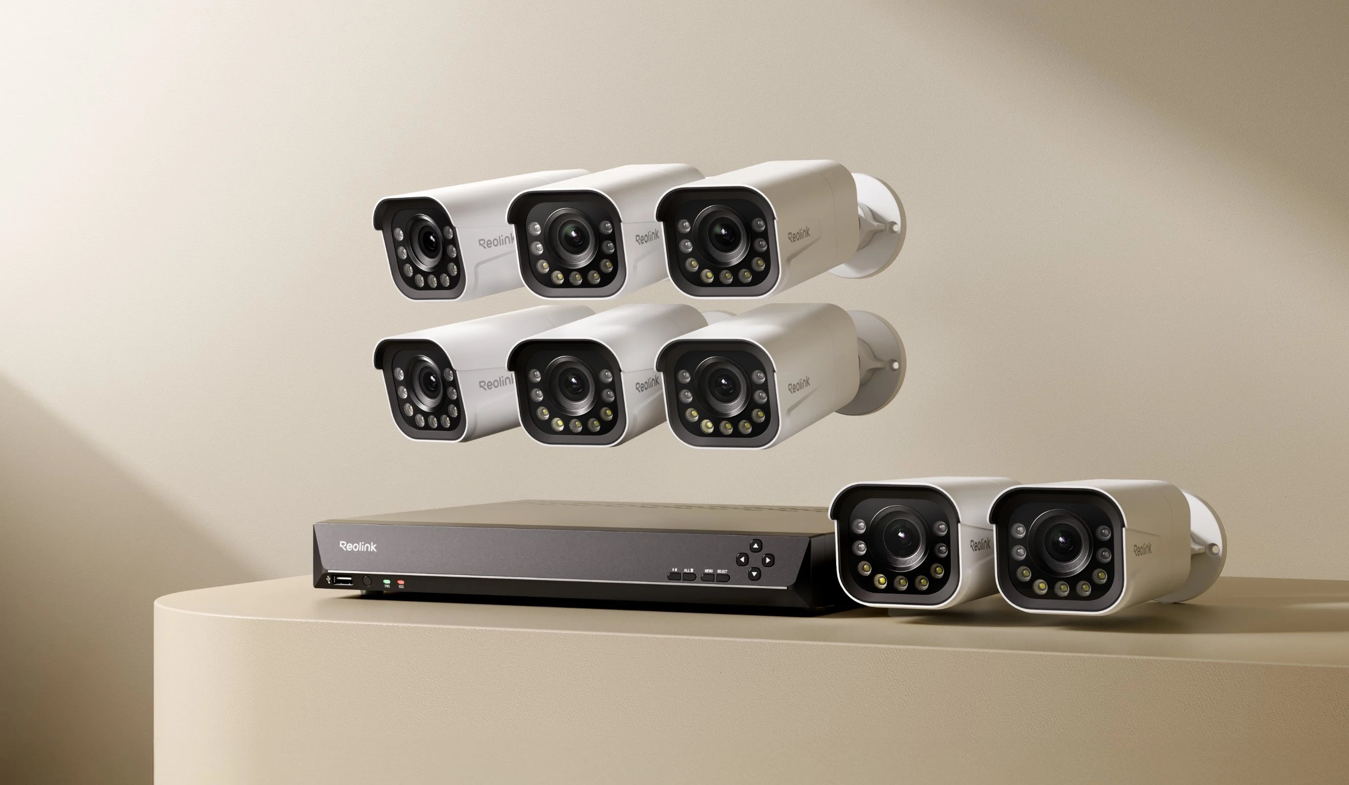 Reolink 16CH NVR 4K 8MP PoE Human Car Detect Security System 5X Optica ...