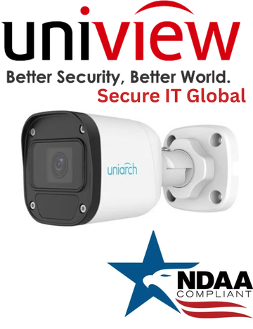 UNV 2MP NDAA IP67 IP Uniview Bullet Security Camera 2.8mm Lens Uniarch