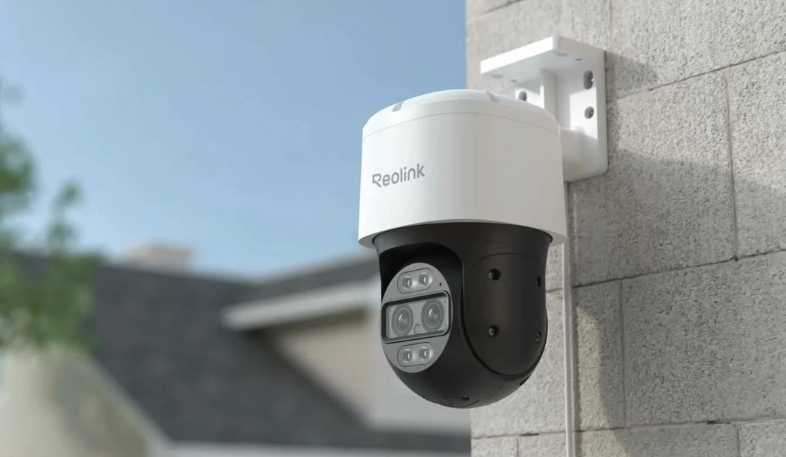 Reolink TrackMix PoE security camera product photo