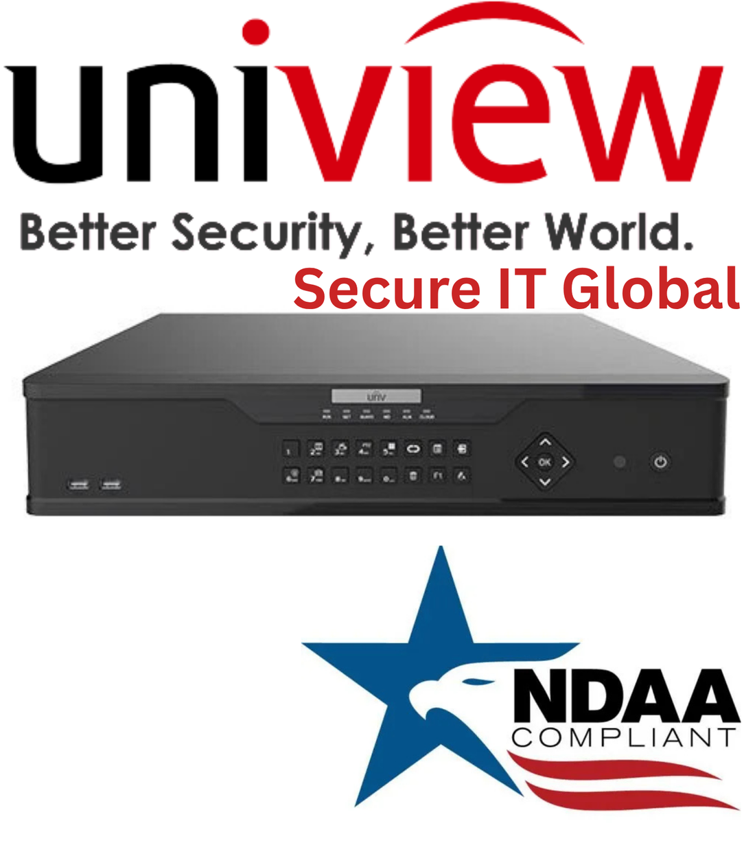 Uniview NVR308-32X security recorder product photo, main view