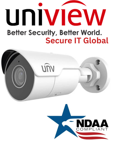 UNV 8MP IP67 PoE NDAA HD Outdoor Audio IP Uniview Bullet Security Camera