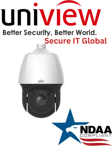 UNV 8MP NDAA 2-Way Audio PTZ Uniview Lighthunter PoE IP Network Security Camera