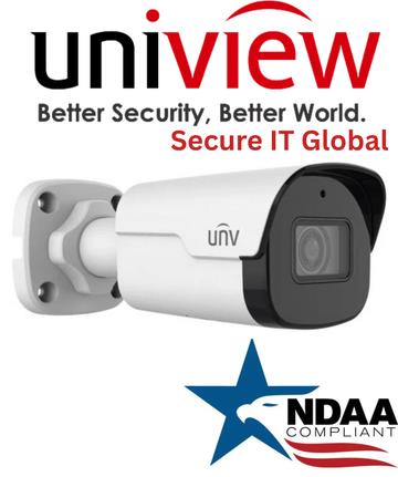 UNV 2MP NDAA Audio Bullet IP Network Uniview Surveillance Security Camera
