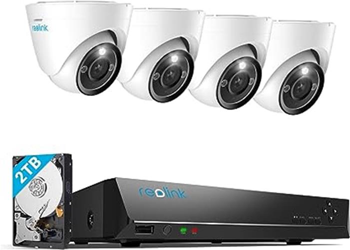 Reolink 8CH NVR 12MP POE 2-way Audio Person Detection Security IP Camera System - Secure IT Global