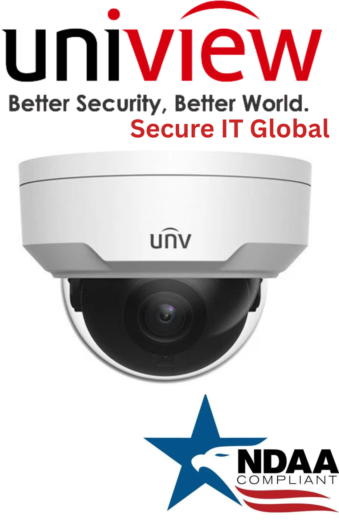 Uniview IPC322SB-DF28K-I0 security camera product photo, main view