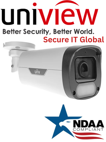 UNV 8MP HD Audio IP67 NDAA PoE Uniview OwlView Bullet Network IP Security Camera