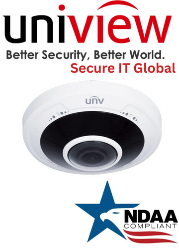 UNV 5MP NDAA Audio IP Network Uniview Security Surveillance Fisheye Camera 1.4mm