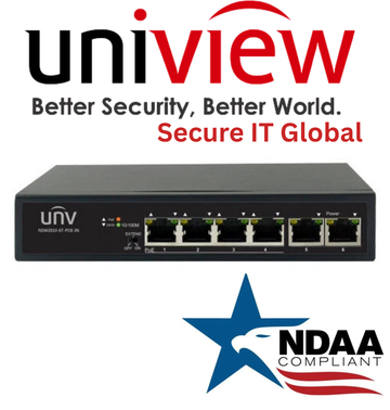 UNV 4 PoE+ 2Port Switch Uniview Surveillance Security Accessory