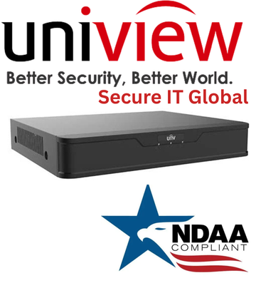 UNV 8-Ch 4K BNC Audio NDAA 4 Additional 1 SATA IP Uniview Security Recorder DVR
