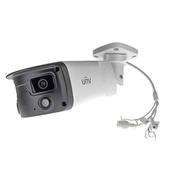 Uniview 4MP Audio NDAA Bullet IP Network Security Camera 2x4.0mm Fixed Lens
