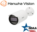 Hanwha camera price 2MP PoE IR bullet camera front view
