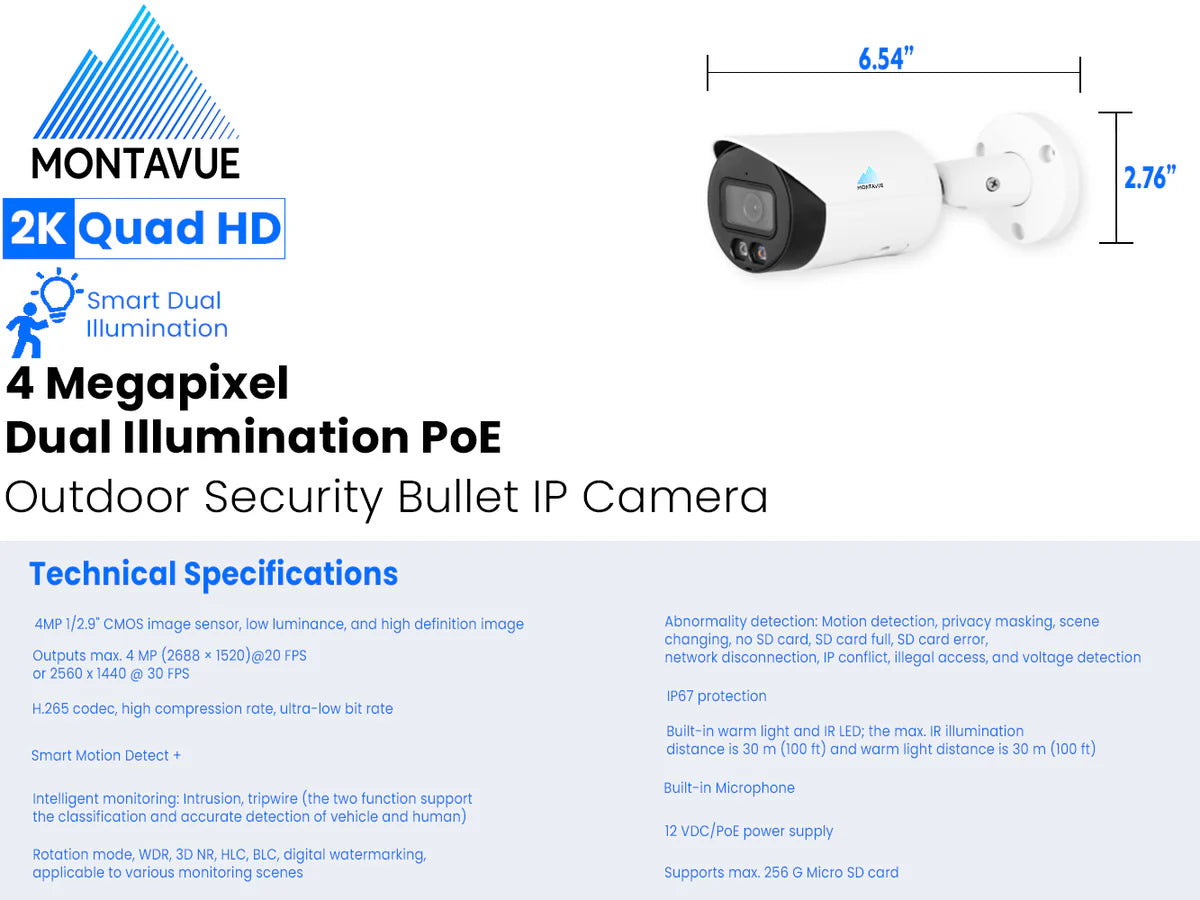 Montavue MTB4095-AI-SMD-DI-W security camera product photo, additional view 5