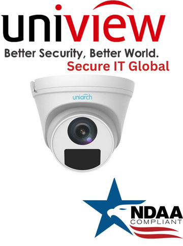 UNV 1080p IP67 2MP HD IP Network Turret Uniview Security Camera 2.8mm Uniarch