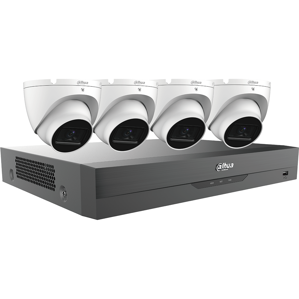 Dahua C845E42A 5MP 4-Ch (4 Eyeball Cameras+ DVR) Security System