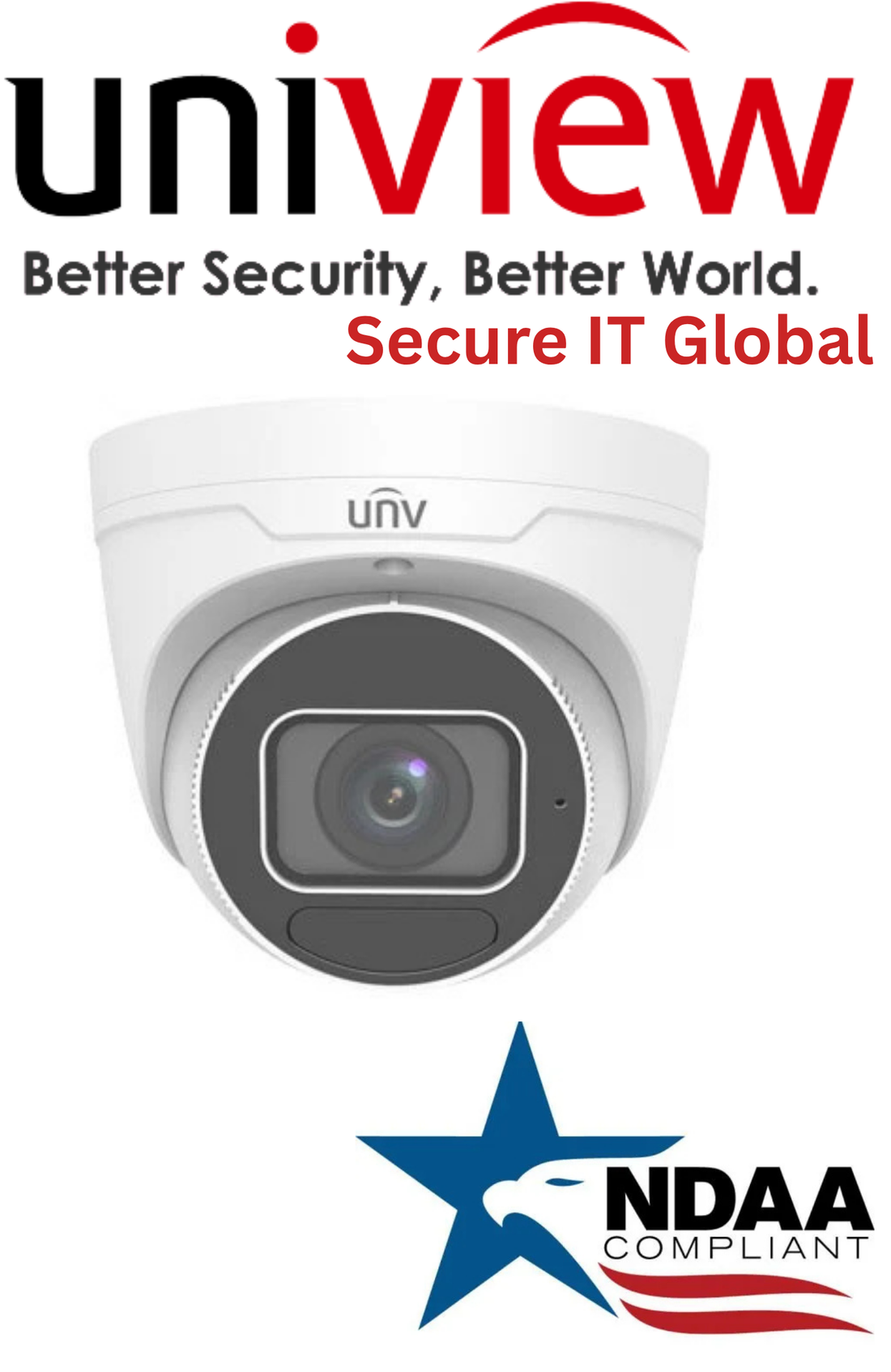 Uniview IPC3634SB-ADZK-I0 security camera product photo, main view