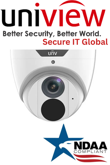 UNV 4MP IP67 NDAA Audio IP Network Uniview Surveillance Security Turret Camera