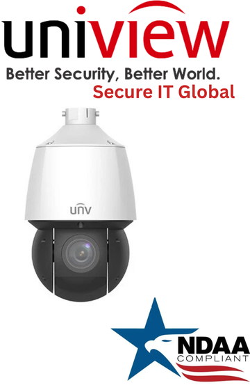 UNV 4MP IP67 25x PTZ NDAA 2-Way Audio Uniview IP Network Security Dome Camera