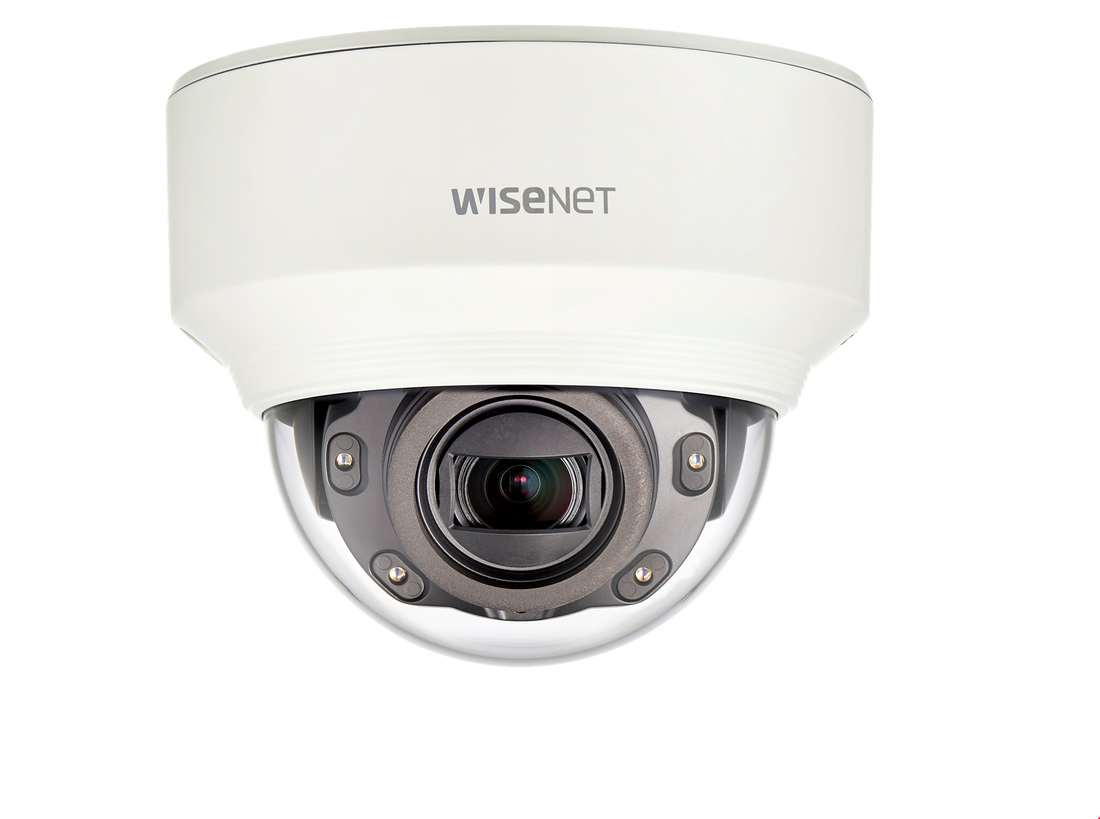 Hanwha Techwin XND-6080RV 2MP PoE Vandal Dome IP Security Camera 2.8-12mm Lens