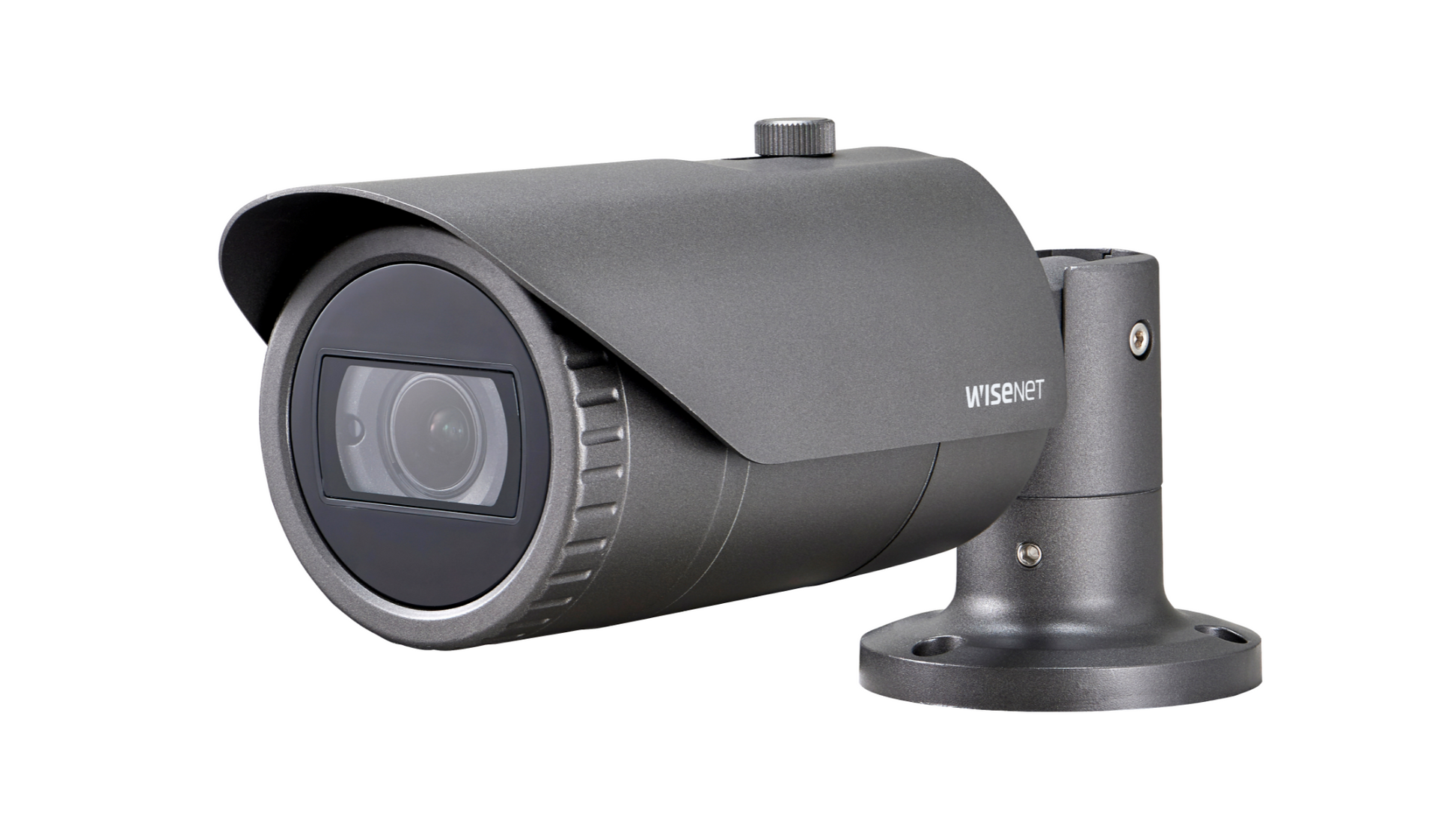 Hanwha analog camera with IR night vision and weatherproof IP66 housing