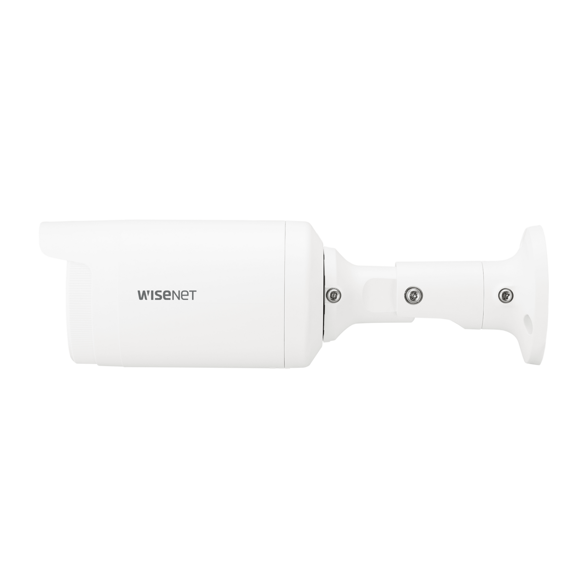 Hanwha Bullet Camera Installation on Outdoor Wall