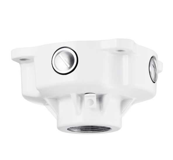 Hanwha SBP 302CMBW Pendant Back Box front view Hanwha accessory