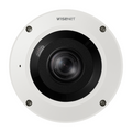 Hanwha Techwin fisheye camera with IR night vision and 12MP clarity