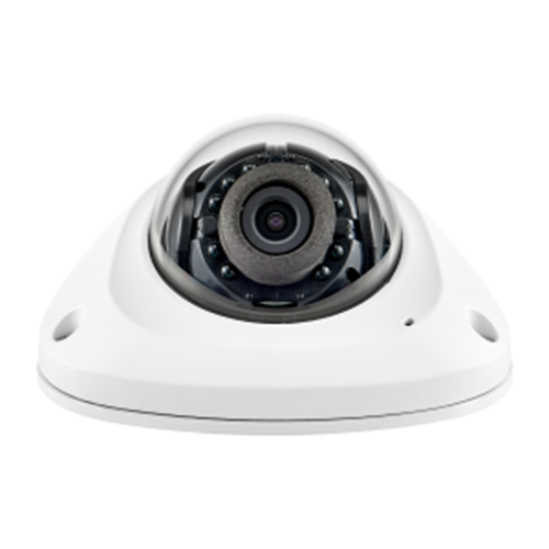 Hanwha indoor and outdoor dome camera with infrared night vision
