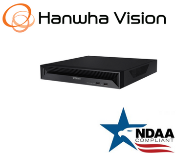Hanwha Techwin QRN-1630S-6TB 8MP 16 CH PoE NVR IP Security Recorder 6TB HDD