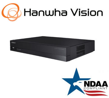 Hanwha Techwin QRN-820S 8-Ch 8MP 4K PoE  NVR IP Security Recorder (No HDD)