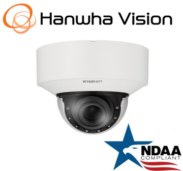 Hanwha Techwin XND-C8083RV 4K IP 6MP Vandal Dome AI SecurityCamera 4.4~9.3mmLens