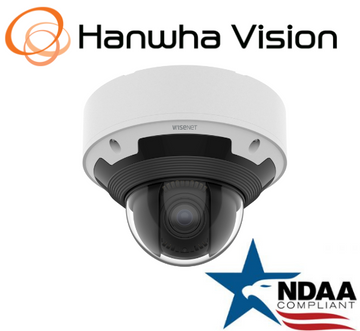 Hanwha Techwin XNV-8083RZ 6MP Outdoor Vandal Dome IPSecurityCamera 4.4~9.3mmLens