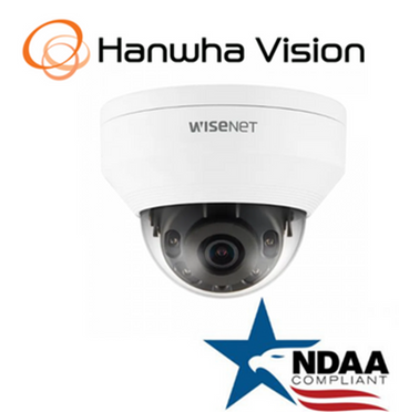 Hanwha Techwin QNV-8010R 5MP POE IR Dome NW IP  SecurityCamera 2.8mm Fixed Lens