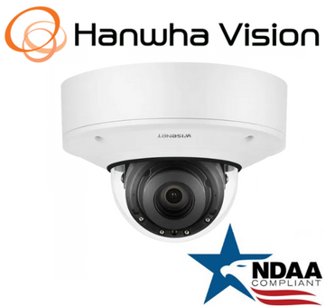 Hanwha Techwin XNV-8081RE 5M Vandal Resistant Dome SecurityCamera 3.9-9.4m Lens