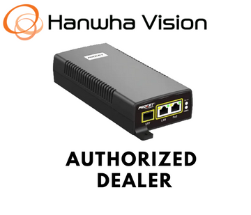 Hanwha Vision SPO-6011 60W Built-in SFP slot with PoE++ Injector