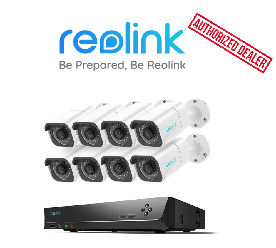 Reolink 16CH NVR 4K 8MP PoE Human Car Detect Security System 5X Optical Zoom - Secure IT Global