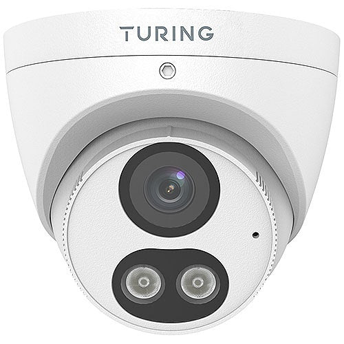 Turing Video TP-MED8M28C 8MP NDAA Turret White Network IP Security Camera