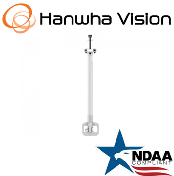 Hanwha Techwin SBP-917PVMW1 Telescopic Pendant Mount  Security Accessory