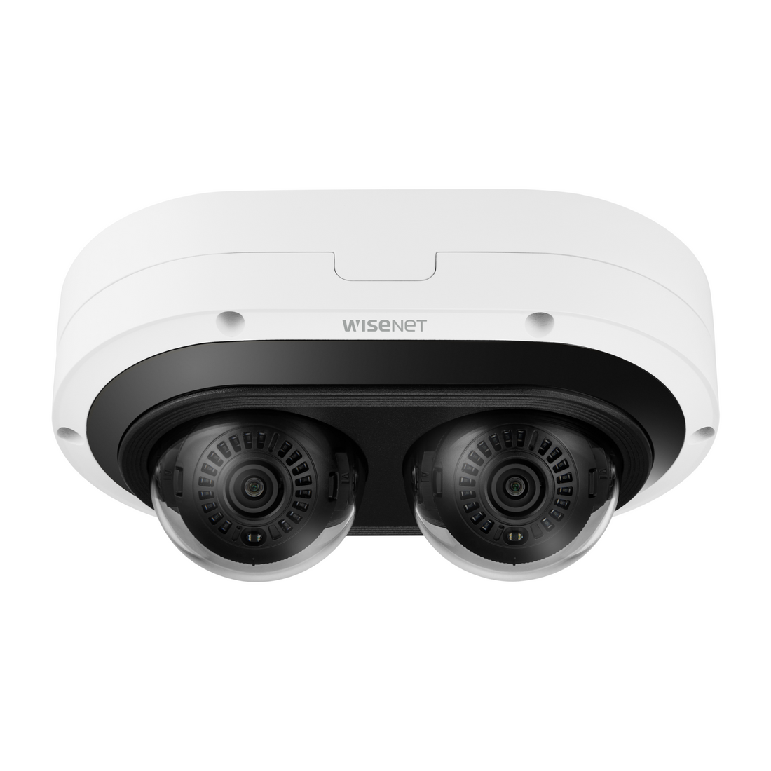 Hanwha Techwin PNM-C7083RVD 2CH POE+ AI IP Security  Dome Camera 3~6mmLens white