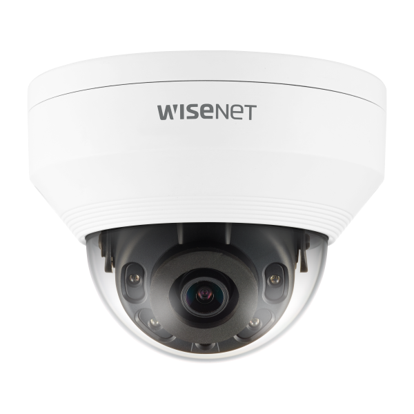 Hanwha Techwin QNV-6012R1 PoE Vandal IR Dome IP Security Camera 2.8mm Fixed Lens