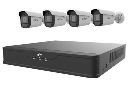 Uniview EK-S31P4B44T1 security camera bundle product photo, main view