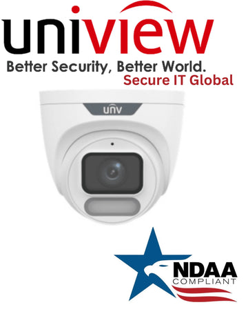 Uniview OwlView NDAA 4MP Eyeball IP Security Camera 2.8mm Lens, Built-in Mic & IR – From Secure IT Global