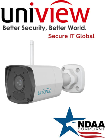 🔍 Uniarch by Uniview NDAA Audio 2MP Wi‑Fi Bullet Security Camera with Built‑in Mic & Night Vision – From Secure IT Global